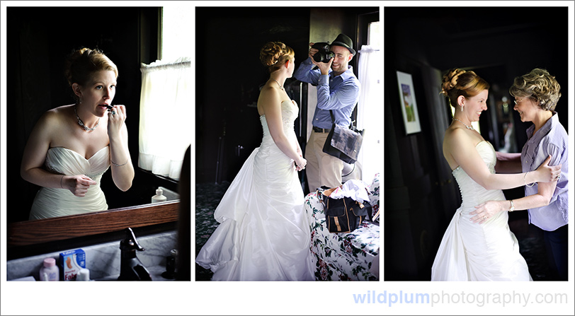 Wild Plum Wedding Photography Behind The Scenes A little champagne best 