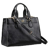 Gucci Black Leather Work Bag