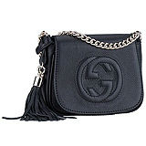 Gucci Soho Mini Shoulder Strap Bag Black